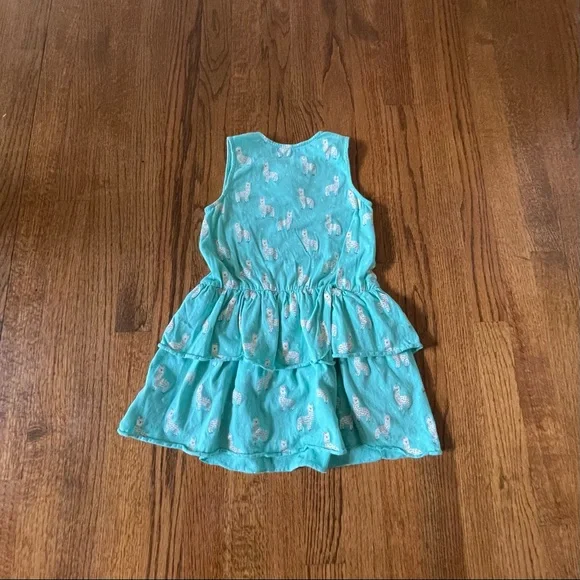 EGG Susan Lazar Llama Briana Ruffle Dress, Size 5 - Picture 4 of 7